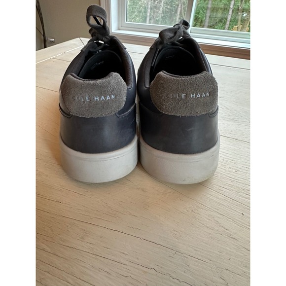 Cole Haan Grand Men's Gray Suede Perforated Leather Sneakers Size 12 Lightweight - Picture 4 of 7
